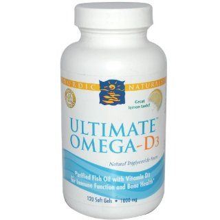 Nordic Naturals Ultimate Omega D3?    120 Softgels: Health & Personal Care
