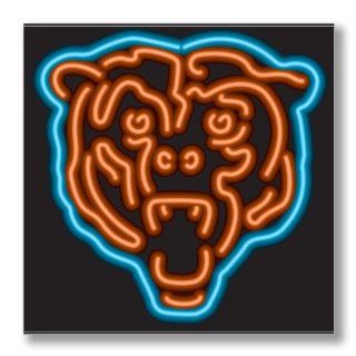 NFL Chicago Bears Neon Sign: Sports & Outdoors