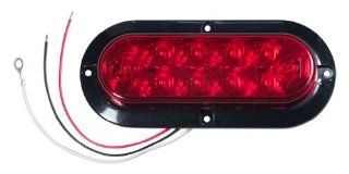 Blazer C562RTM Red 6" Oval LED Stop/Turn/Tail Light with Flange: Automotive