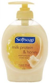 Softsoap Elements Milk Protein and Honey Moisturizing Hand Soap 7.5 oz (Pack of 2): Health & Personal Care