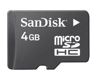 SanDisk 4GB microSD Memory Card for RIM BlackBerry 8900 Curve, 8350i Curve, Storm 9530, Pearl Flip 8220, 9000 Bold, 8110 Pearl, 8330 Curve, 8120 Pearl, 8130 Pearl, 8310 Curve, 8320 Curve, 8820, 8300 Curve, 8830 Smartphone: Cell Phones & Accessories