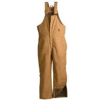 Deluxe Insullated Bib Overalls, Brown Duck Color Sports & Outdoors