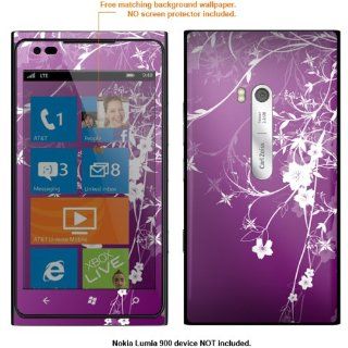 Protective Decal Skin Sticker for Nokia Lumia 910 & AT&T Lumia 900 case cover Lumia900 571: Cell Phones & Accessories