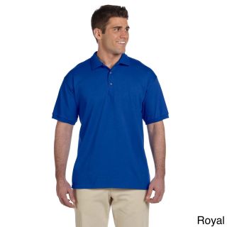 Gildan Gildan Mens Ultra Cotton Jersey Polo Shirt Blue Size XXL