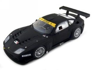 Kyosho 1/18 2005 Ferrari 575 GTC Evoluzione: Matte Black: Toys & Games