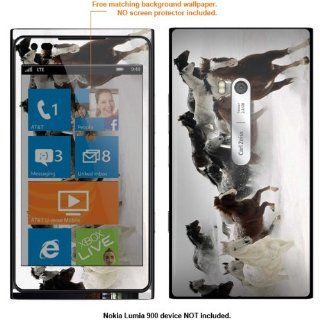 Protective Decal Skin Sticker for Nokia Lumia 910 & AT&T Lumia 900 case cover Lumia900 581: Cell Phones & Accessories