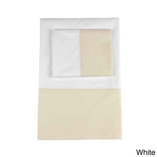 Marc Thee Home Marc Thee Home Taylor Collection 350 Tc Twill Weave Cotton Deep Pocket Sheet Or Pillowcase Separates White Size Queen