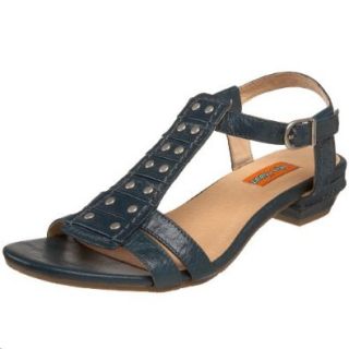Miz Mooz Women's Abigail Sandal, Blue, 7 M US: Shoes