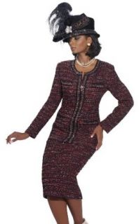 Donna Vinci Women's Fall Church Suit in Boucle Knit: Clothing