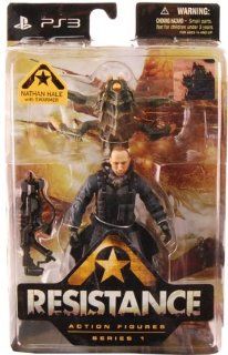 Resistance Series 1 Figure Nathan Hale With Swarmer: Toys & Games
