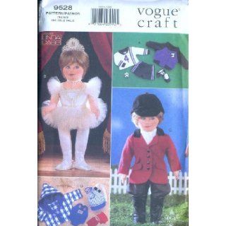 Vogue 9528   18 Inch Doll Clothes   Activity Wardrobe   4 Outfits (Vogue Crafts, Also sold as Vogue 580): Vogue Crafts: Books