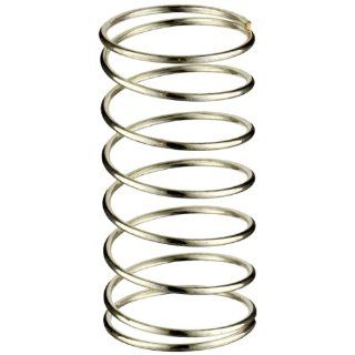 Silver Coated Beryllium Copper Compression Spring .594" OD x .032" Wire Size x 1.240" Free Length: Industrial & Scientific