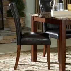 Tribecca Home Keith Faux Marble 5 piece 48 inch Cherry Dining Set Tribecca Home Dining Sets