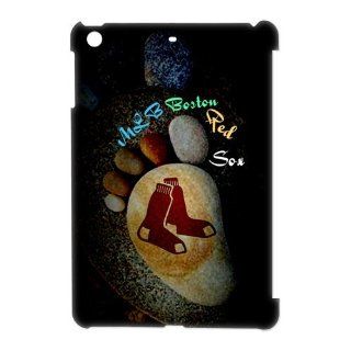 Diystore Fitted iPad Mini case MLB Boston Red Sox Artistic Stone Feet logo back covers Computers & Accessories