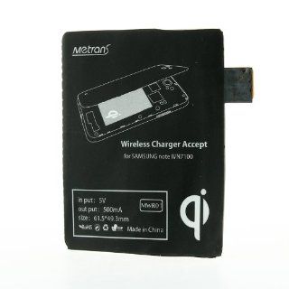 Original OEM Metrans Qi Wireless Charger Receiver Coil Pad Module For Samsung Galaxy Note 2 N7100 N7105 LTE: Cell Phones & Accessories