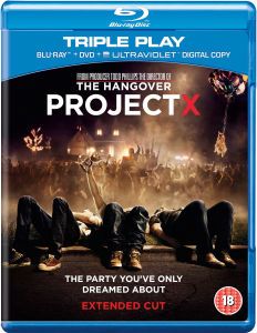 Project X   Triple Play (Blu Ray, DVD and UltraViolet Copy)      Blu ray