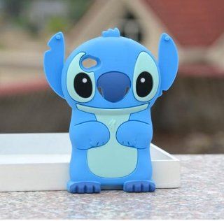 lovely 3D Stitch Silicone Cover Case For Apple iPod Touch 4: Cell Phones & Accessories