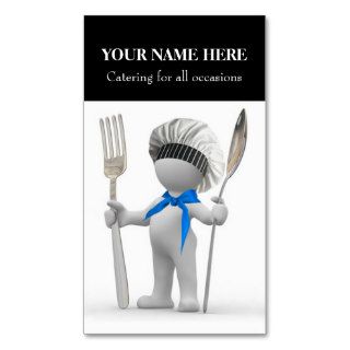 Catering Restaurant Cook Cafe Bistro "Cool Chef" Business Card