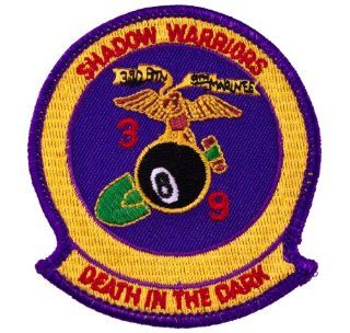 US Marines 3/9 SHADOW WARRIORS 3rd Battalion 9th Marine Division embroidered Shoulder Patch D36: