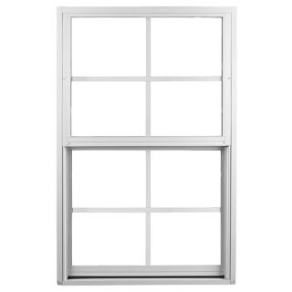 Ply Gem 1500 Series Aluminum Double Pane Single Hung Window (Fits Rough Opening: 37 in x 63 in; Actual: 36 in x 62 in)