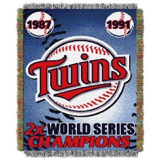 Minnesota Twins World Series Commemorative Blanket : Sports Fan Throw Blankets : Sports & Outdoors