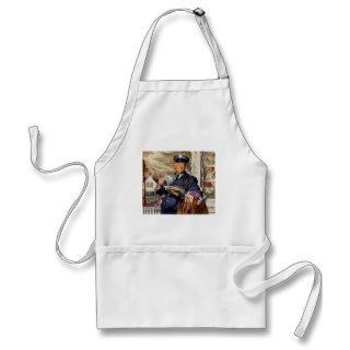 Vintage Business, Mailman Mail Carrier Delivering Apron