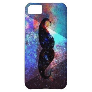 galaxy hipster mustache iPhone 5C covers