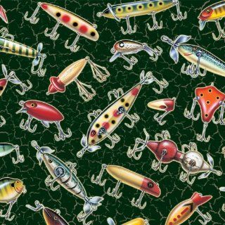 Vintage Lure Wrapping Paper: Sports & Outdoors