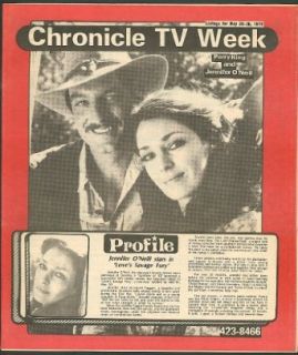 CHRONICLE TV WEEK Jennifer O'Neill Perry King 5/20 1979: Entertainment Collectibles