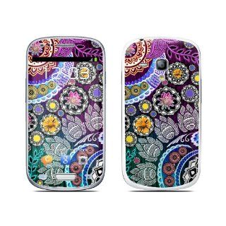 Mehndi Garden Design Protective Decal Skin Sticker (High Gloss Coating) for Samsung Galaxy S III (Galaxy S3) Mini GT i8190 Cell Phone Cell Phones & Accessories