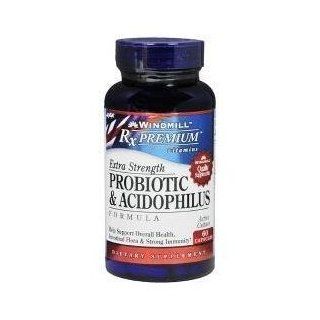 Rx Premium Vitamins by Windmill, Extra Strength Probiotic & Acidophilus, 60 Capsules, Helps Support Overal Health, Intestinal Flora & Strong Immunity: Health & Personal Care