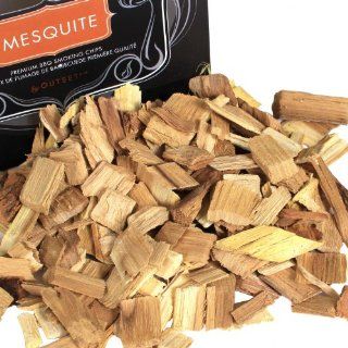 Outset F703, Mesquite Wood Smoking Chips(150 cu. in.) : Smoker Chips : Patio, Lawn & Garden