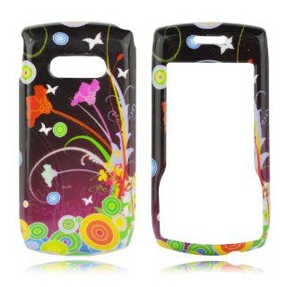 Talon Phone Case for LG 620G   Flower Art   1 Pack   Case   Retail Packaging   Black, Green, and Yellow: Cell Phones & Accessories