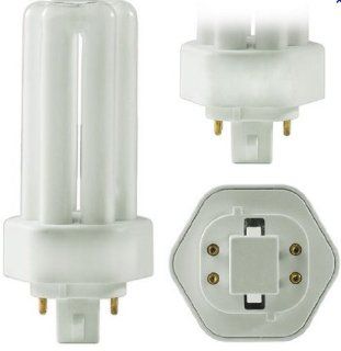 PL26W/3U/4P/865 25 Pack 26 Watt T4 GX24q 3 Triple Tube 4 Pin 10, 000 Hour 6500K Dimmable Plug In Compact Fluorescent Light Bulb    
