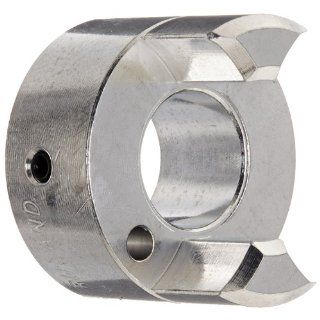 Ruland JS21 10 A Jaw Coupling Hub, Set Screw Style, Polished Aluminum, .625" Bore, 1 5/16" OD, 1 3/4" Length: Spider Couplings: Industrial & Scientific
