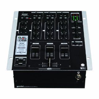 Gemini PS 626USB Professional 3 Channel Stereo Mixer with USB: Musical Instruments