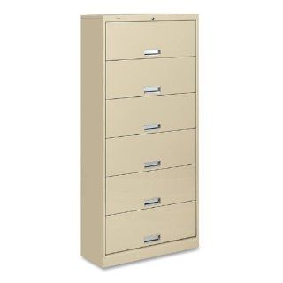 HON 626 Series 6 Shelf Lateral Door File Cabinet : Office Products