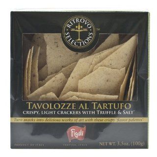Tavolozze al Tartufo Artisan Crackers with Casina Rossa Truffle & Salt : Grocery & Gourmet Food