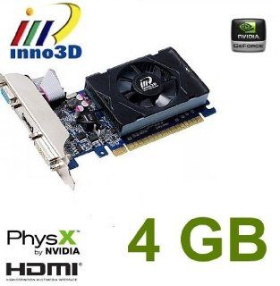 Inno3D nvidia Geforce GT630 4GB DDR3 HDMI DVI VGA video graphics card PCI express pcie x16 HD 1080P windows 7/vista/XP Computers & Accessories