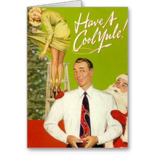 "Have A Cool Yule" Christmas Greeting Card