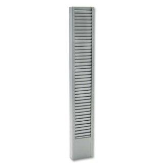 Buddy Products 40 Pocket Badge Card Rack, Steel, Vertical Orientation, 1 x 18.625 x 2.8125 Inches, Gray (0836 32) : Timecard Racks : Office Products