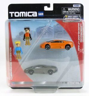 Tomica Set   Lamborghini Reventon and Murcielago LP 640: Toys & Games