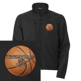 Artsmith, Inc. Men's Embroidered Jacket Basketball Equals Life: Clothing