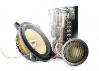 Focal K2 Power 100 KRS 4 Inch 2 Way Shallow Mount Component Speaker Kit : Component Vehicle Speaker Systems : Car Electronics