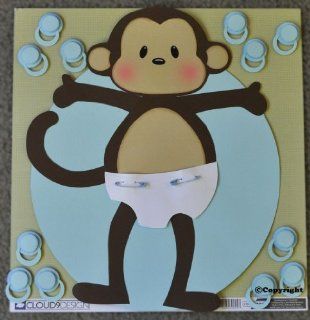 Pin the Binky on the Monkey Game GIRL : Health & Personal Care