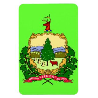 VERMONT STATE SEAL VINYL MAGNETS