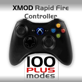 XMOD 100 PLUS MODES   Rapid Fire Mod XBOX 360 Modded Controller   Call of Duty COD BLACK OPS, ADJUSTABLE, QUICK SCOPE, AKIMBO, BURST, JUMP DROP SHOT, JITTER   BLUE LEDS: Video Games