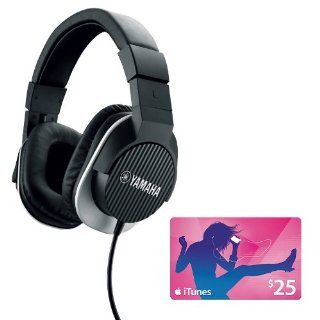 Yamaha HPH MT220 Headphones with iTunes Gift Card Bundle: Electronics