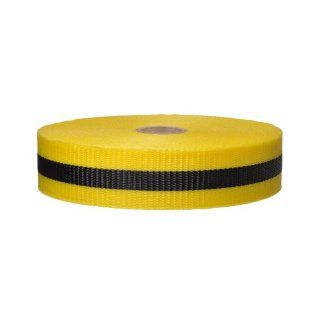 Presco BW2YBK200 658 200' Length x 2" Width, Polypropylene, Yellow and Black Woven Barricade Tape (Pack of 48): Safety Tape: Industrial & Scientific