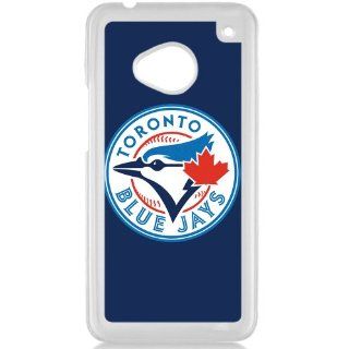MLB Major League Baseball Toronto Blue Jays HTC One M7 Hard Plastic Black or White case (White) Cell Phones & Accessories